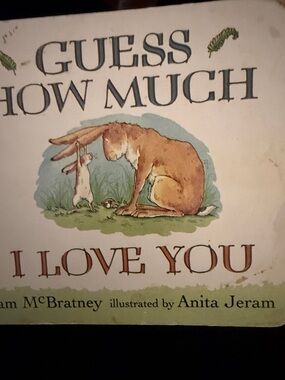 Guess Illustrated Children’s Book Cover with Brown & Cream Hare Artwork